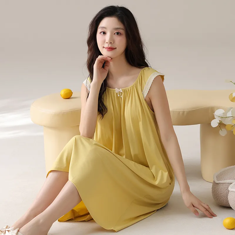 Lan Miao Women's Nightgowns-5