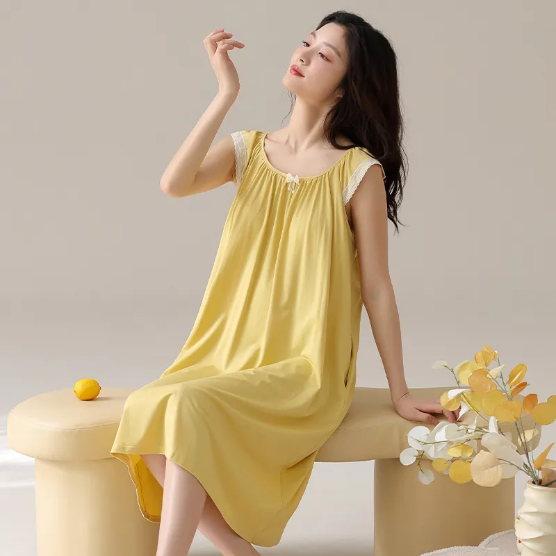 Lan Miao Women's Nightgowns-3