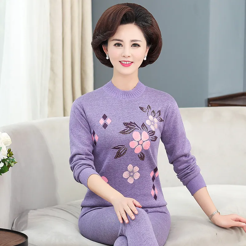 Lan Miao Women's Thermal Sets-10