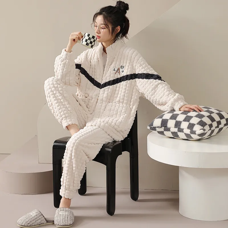 Lan Miao Pajama Set Women's Shopping Bag Pearl White-6
