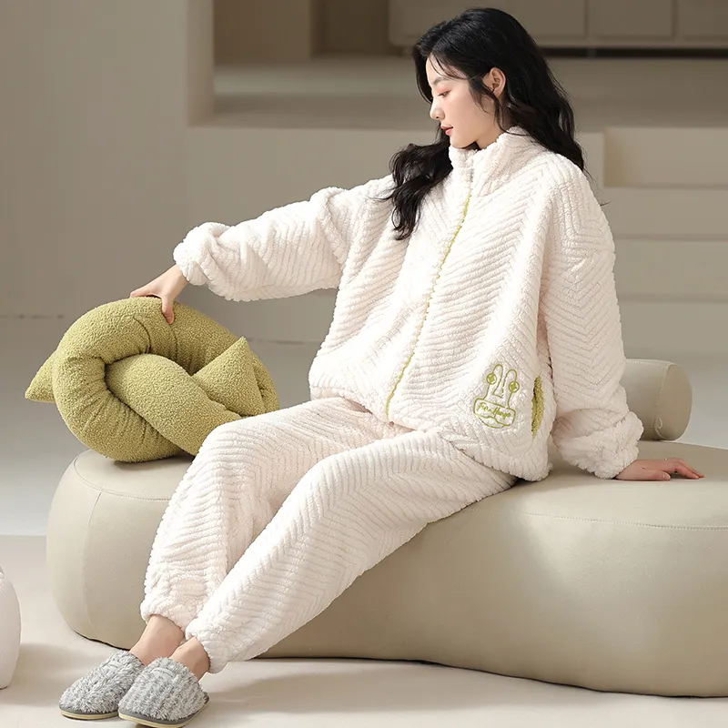Lan Miao Pajama Set Women's Shopping Bag Pearl White-2