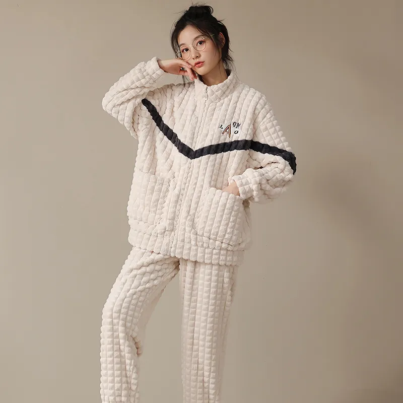 Lan Miao Pajama Set Women's Shopping Bag Pearl White-5