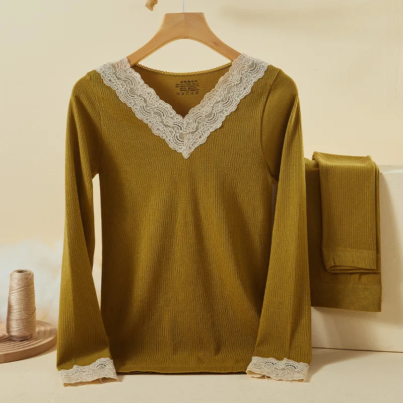 Lan Miao Women's Thermal Sets-10