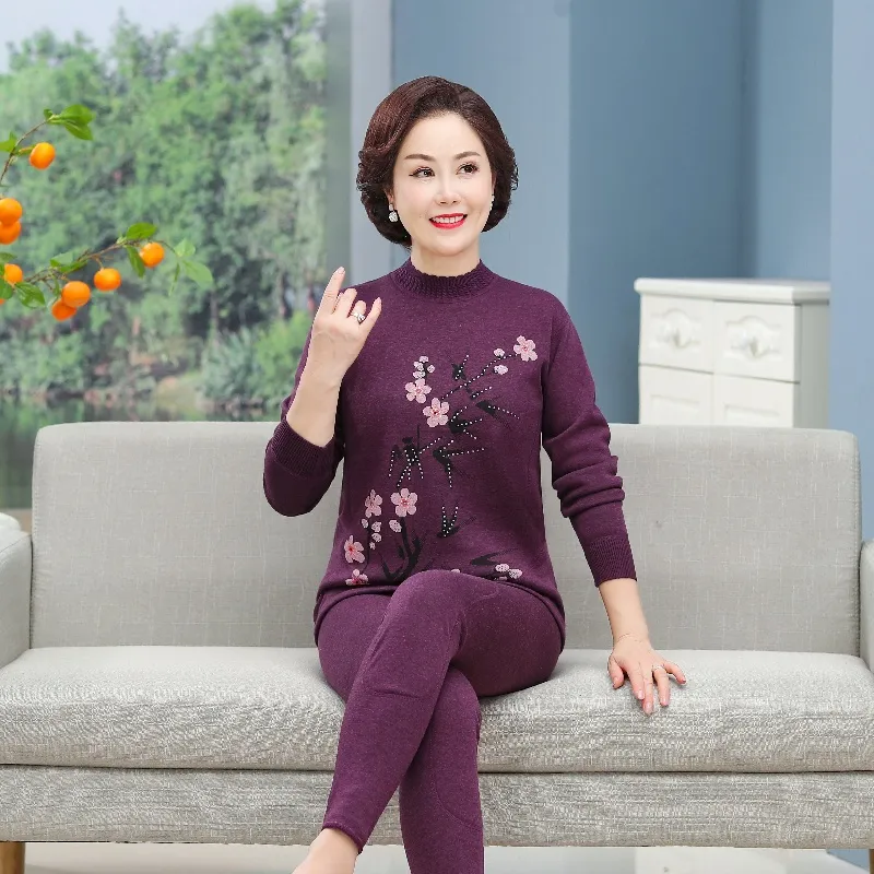 Lan Miao Women's Thermal Sets-14