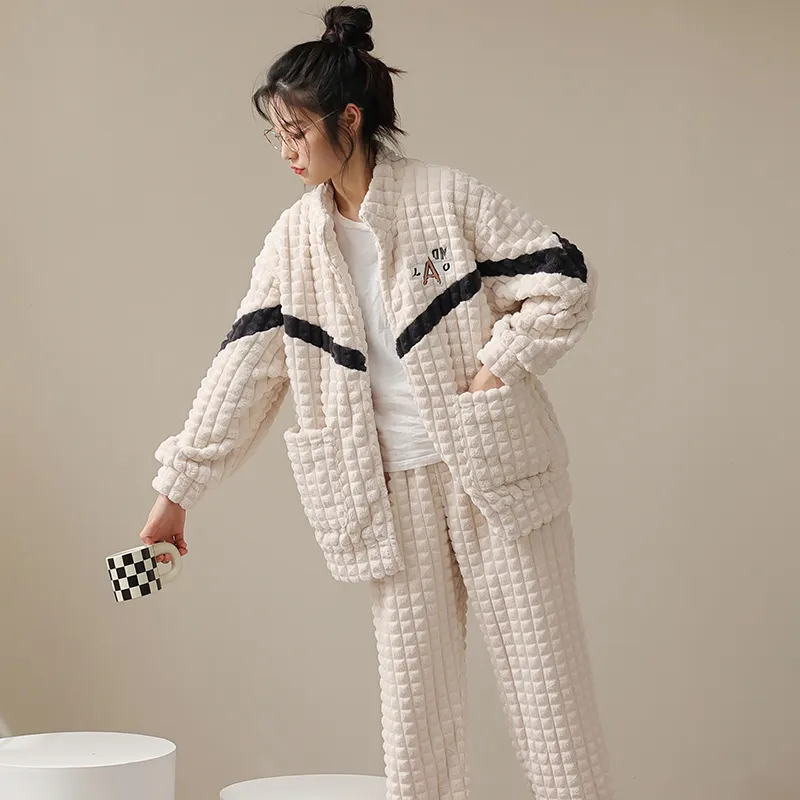 Lan Miao Pajama Set Women's Shopping Bag Pearl White-4