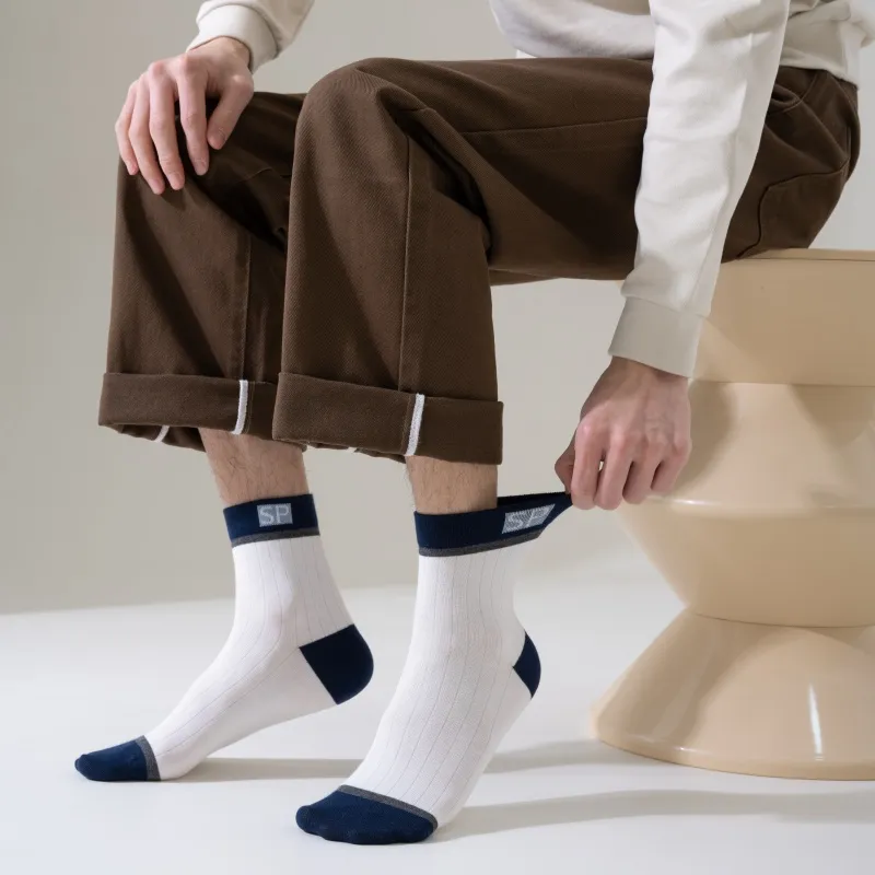 Lan Miao Mid Calf Socks Men's Combo Set-12