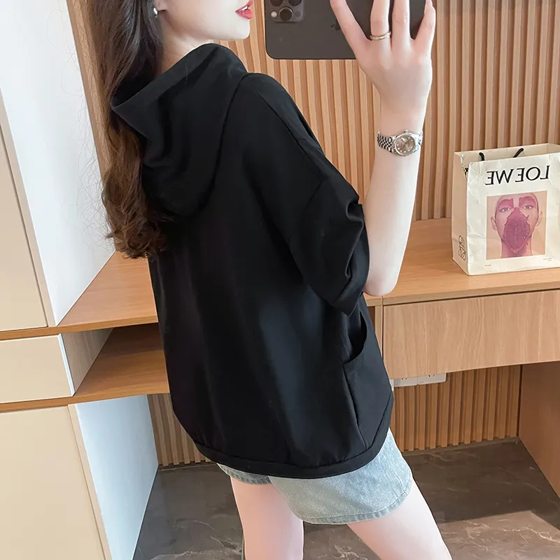 GOSO Drop Shoulder Sleeve T Shirt Women's-12