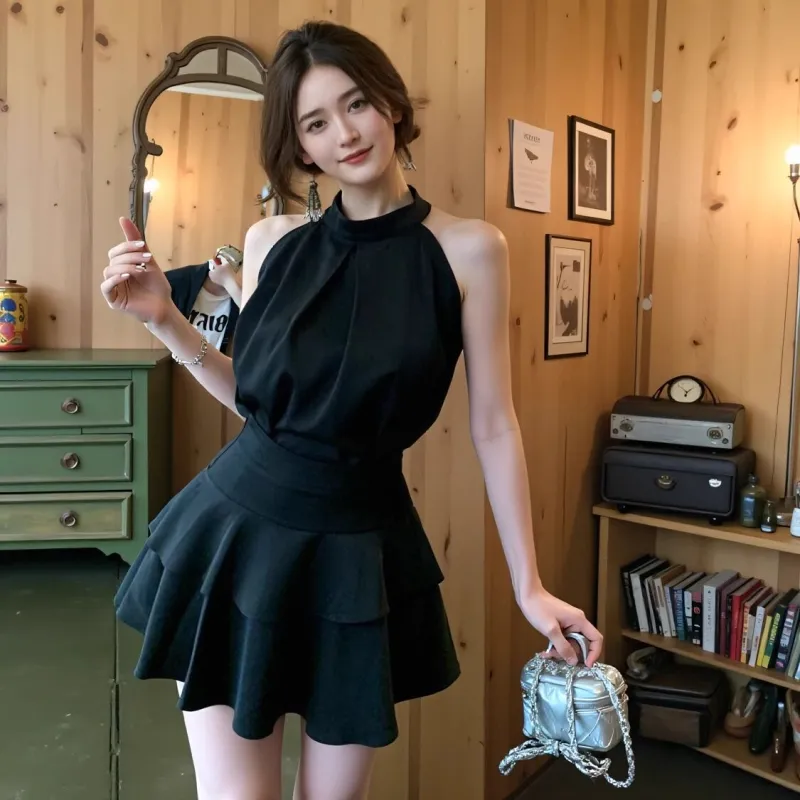 GOSO Sleeveless Dresses Women's-12