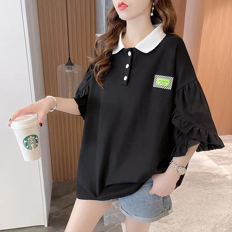 GOSO Drop Shoulder Sleeve T Shirt Women's-3
