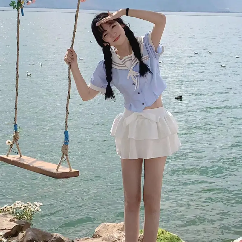 GOSO Two Piece Skirt Sets Women's-5