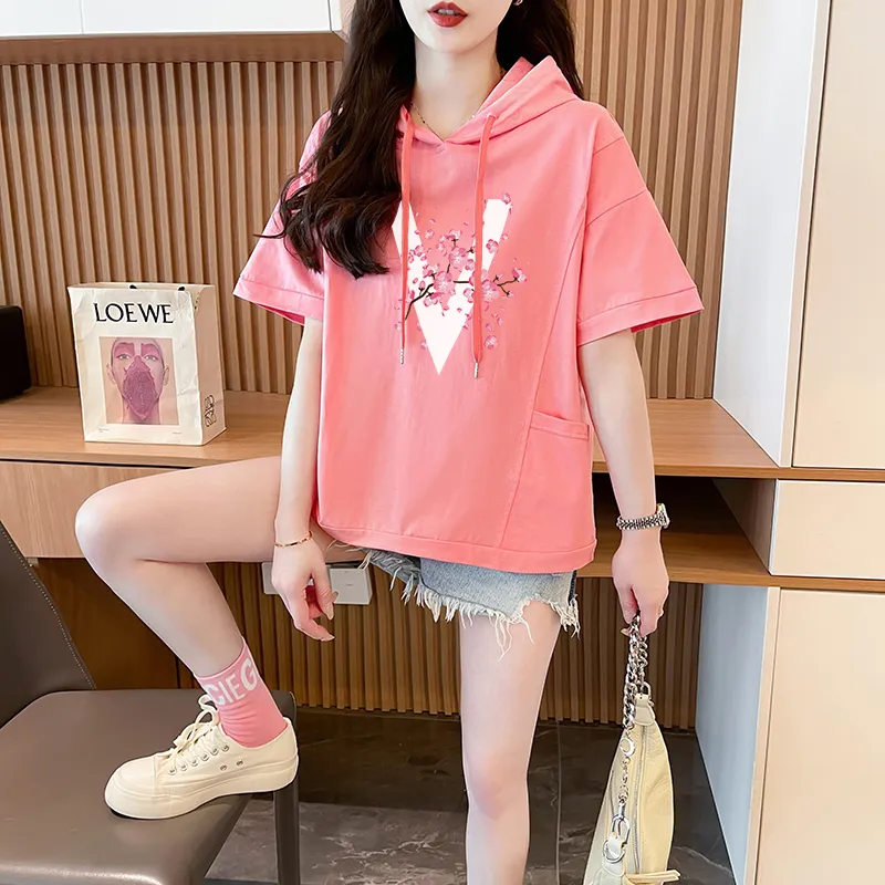 GOSO Drop Shoulder Sleeve T Shirt Women's-17
