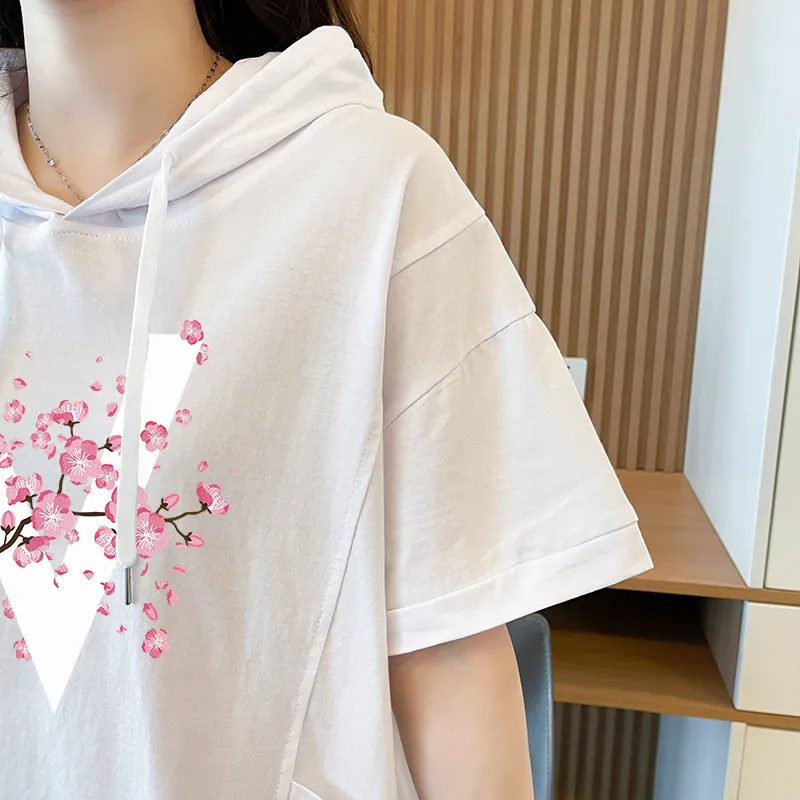 GOSO Drop Shoulder Sleeve T Shirt Women's-5