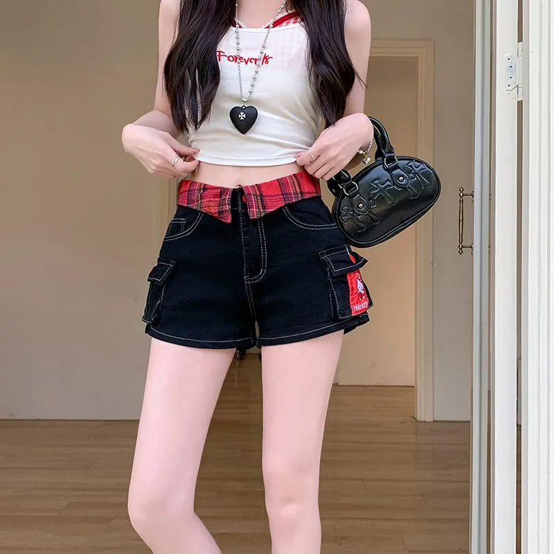 GOSO Denim Shorts Women's Black-6
