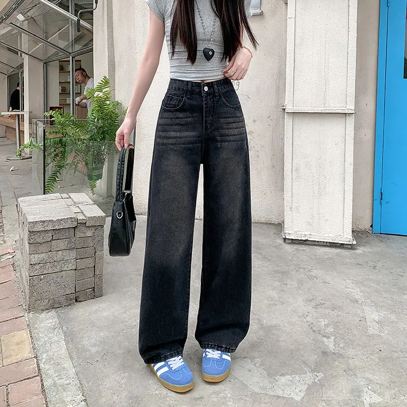 GOSO Jeans Women's Black Gray Color-5