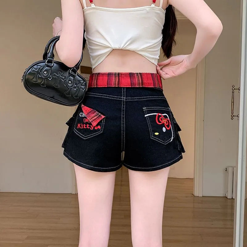 GOSO Denim Shorts Women's Black-5