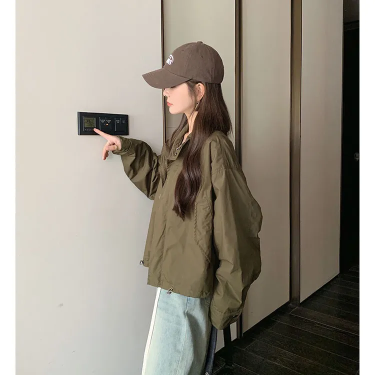 GOSO Jackets & Coats Women's Army Green-4