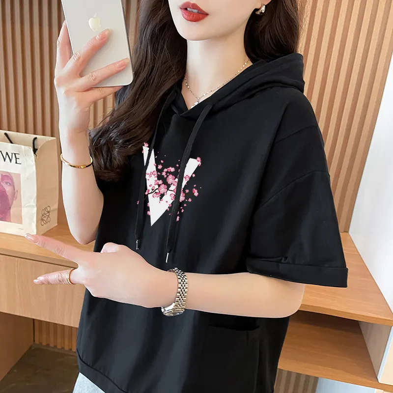 GOSO Drop Shoulder Sleeve T Shirt Women's-10