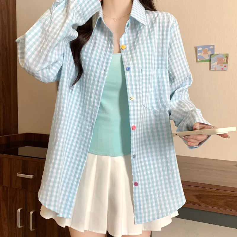 GOSO Shirts Women's Sky Blue-4