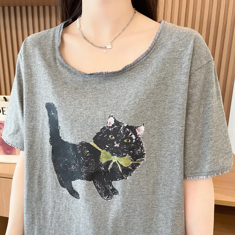 GOSO T Shirts Women's Gray-5