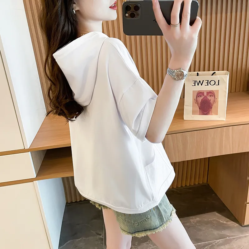 GOSO Drop Shoulder Sleeve T Shirt Women's-3