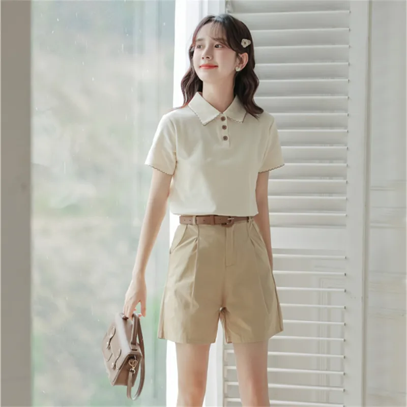 JECCI FIVE T Shirt Women's Apricot-2
