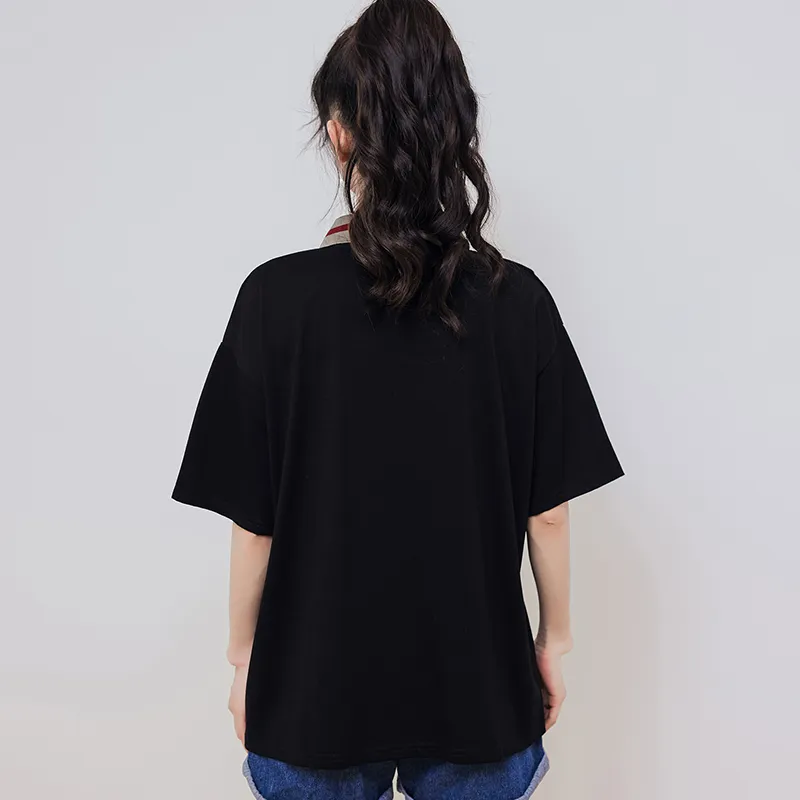 JECCI FIVE T Shirts Women's Black-2