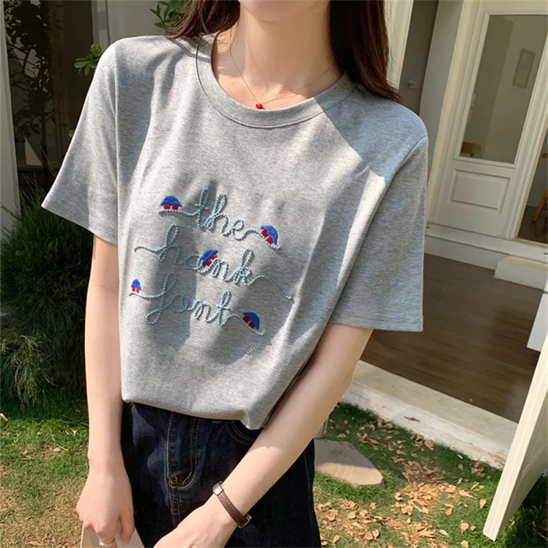 JECCI FIVE T Shirts Women's Gray-2