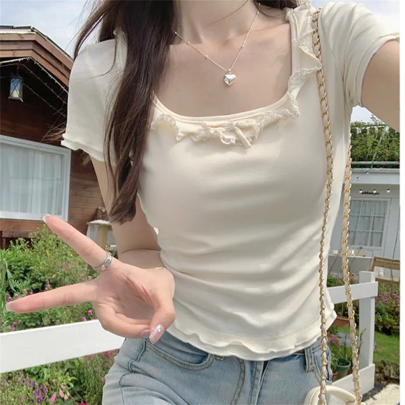 JECCI FIVE Set in Sleeve T Shirt Women's-7