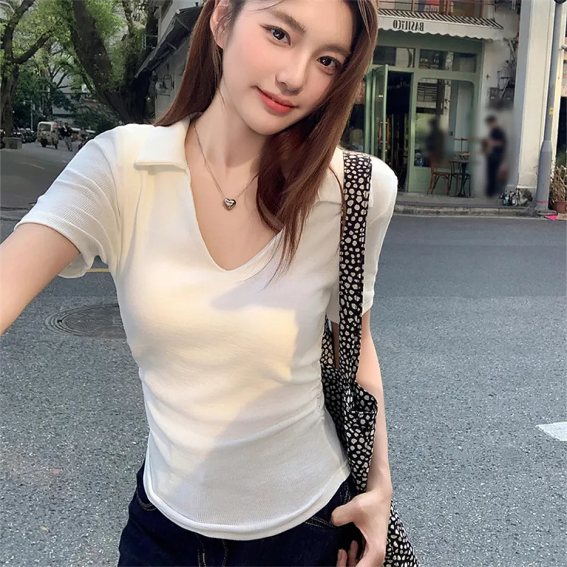 JECCI FIVE Set in Sleeve T Shirt Women's-9