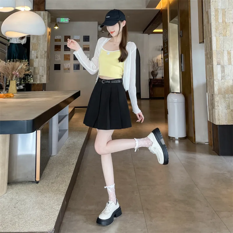 JECCI FIVE Casual Short Skirts Women's-13
