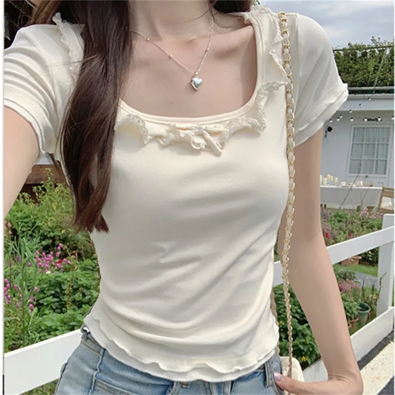 JECCI FIVE Set in Sleeve T Shirt Women's-4