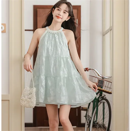 JECCI FIVE Sleeveless Dress Women's Lake Green