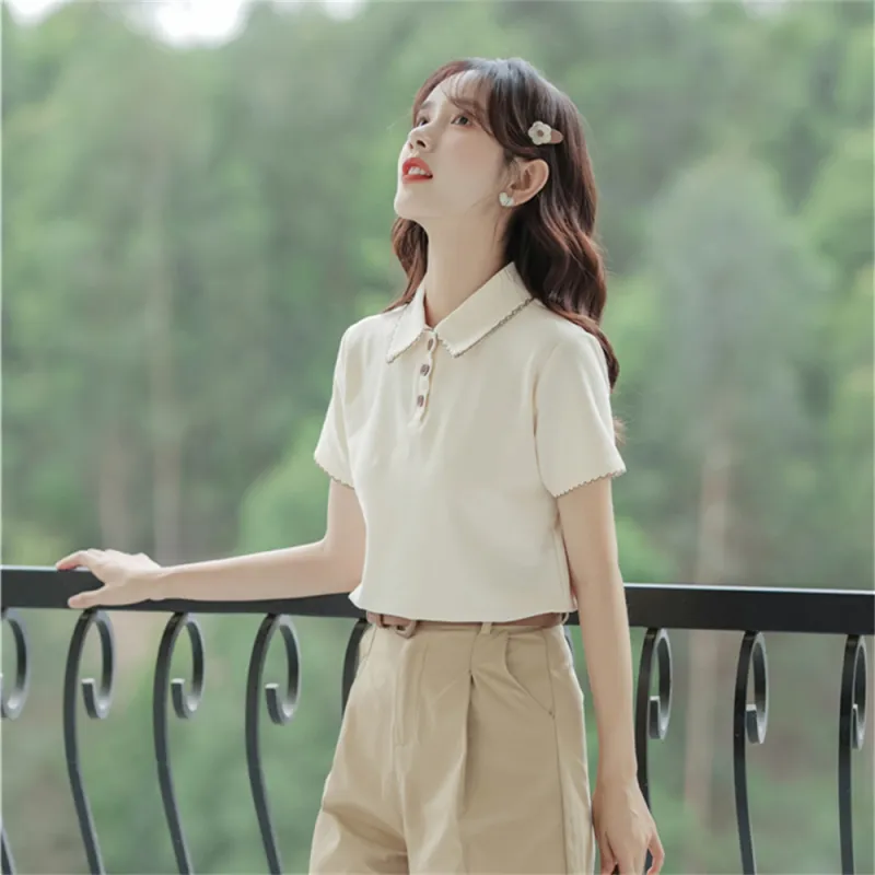 JECCI FIVE T Shirt Women's Apricot-3