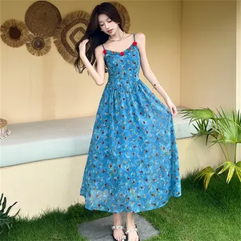 JECCI FIVE Slip Dresses Women's Blue