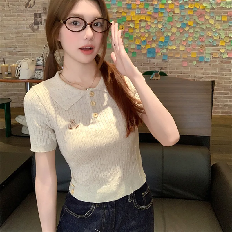 JECCI FIVE Set in Sleeve T Shirt Women's-2