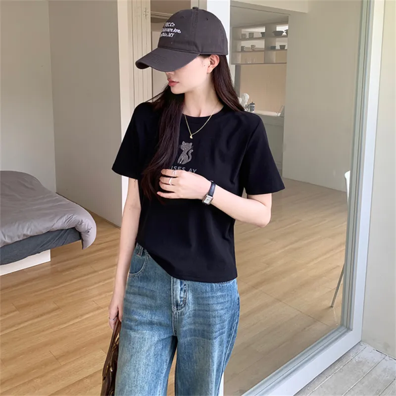 JECCI FIVE Set in Sleeve T Shirt Women's-8