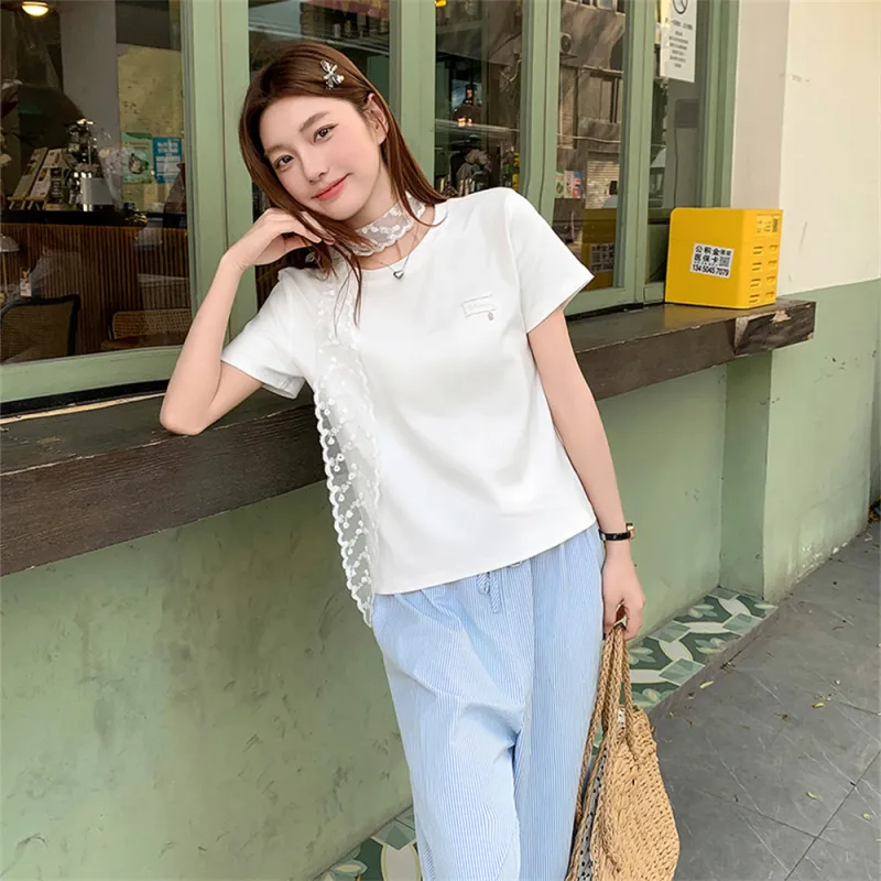 JECCI FIVE Set in Sleeve T Shirt Women's-2