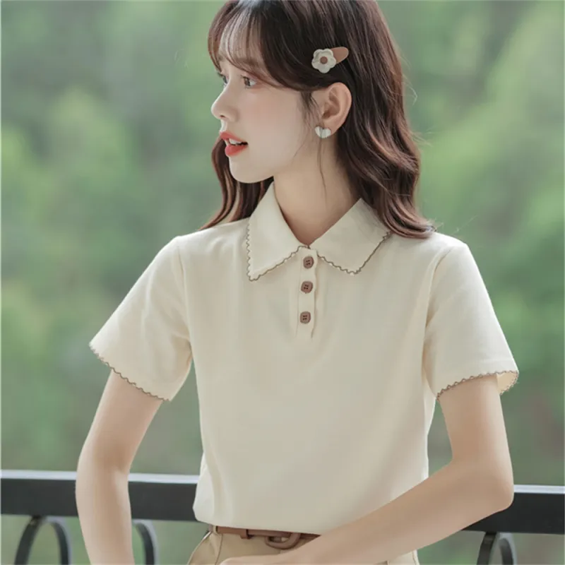 JECCI FIVE T Shirt Women's Apricot-4