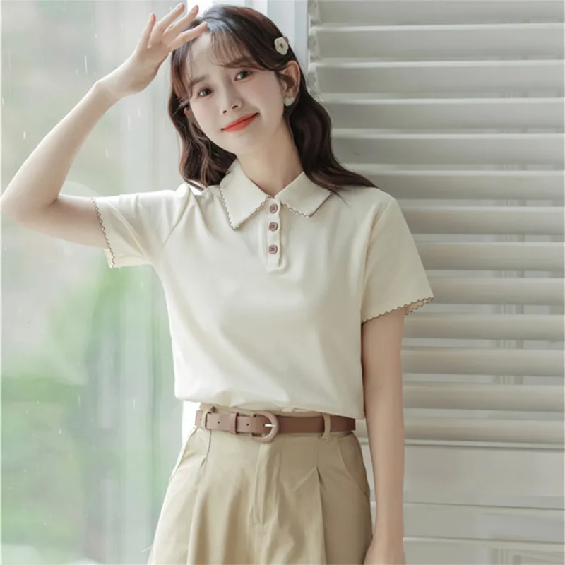 JECCI FIVE T Shirt Women's Apricot-1