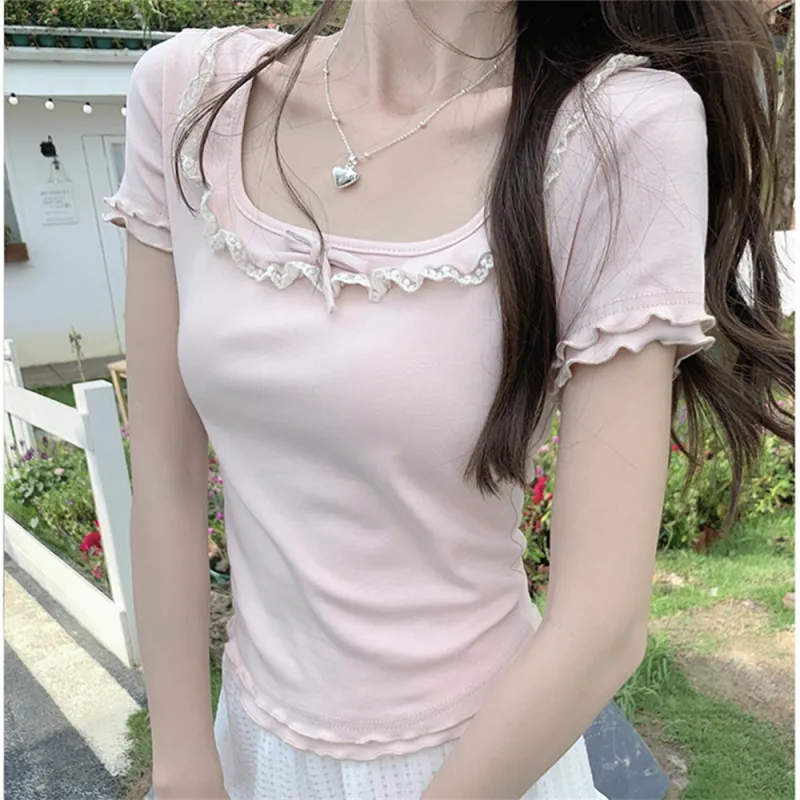JECCI FIVE Set in Sleeve T Shirt Women's-2