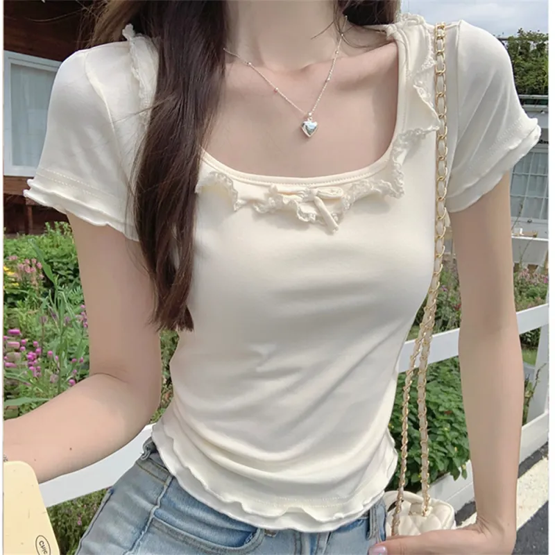 JECCI FIVE Set in Sleeve T Shirt Women's-5