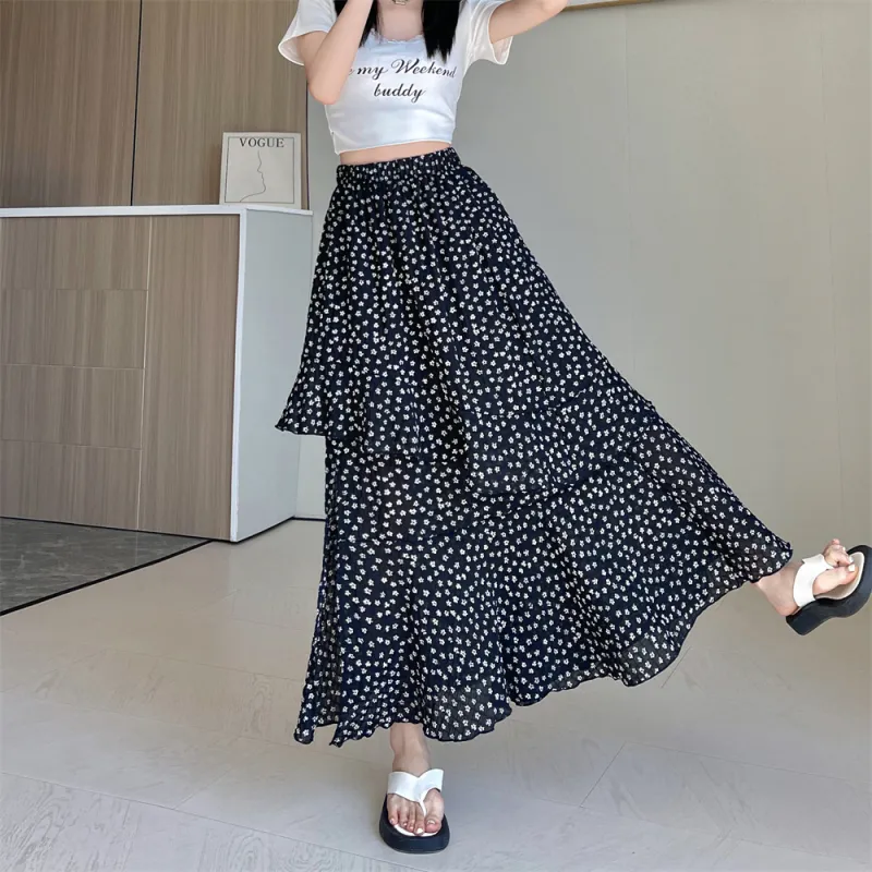 JECCI FIVE Casual Long Skirt Women's-9