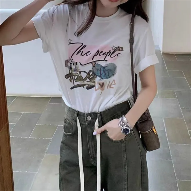 JECCI FIVE T Shirt Women's White-1