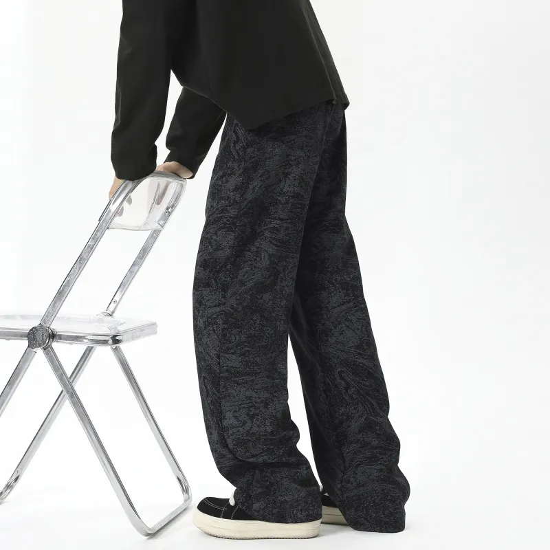 P8H9 Casual Pants Unisex Light Gray-14