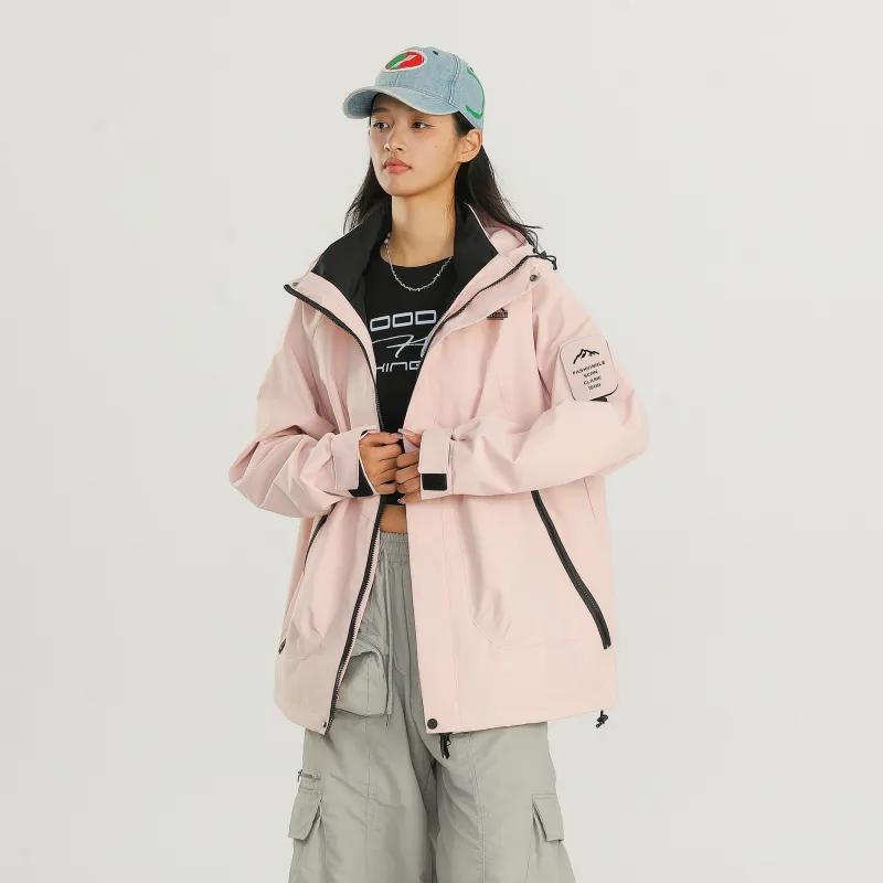 P8H9 Water Resistant Windproof Breathable Warm Lightweight Windbreaker Jacket Unisex-35