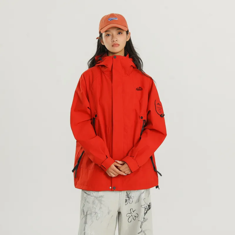 P8H9 Water Resistant Windproof Breathable Warm Lightweight Windbreaker Jacket Unisex-24