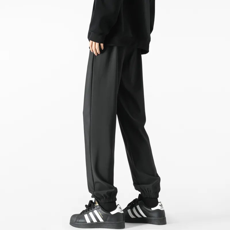 P8H9 Casual Pants Unisex Black-5