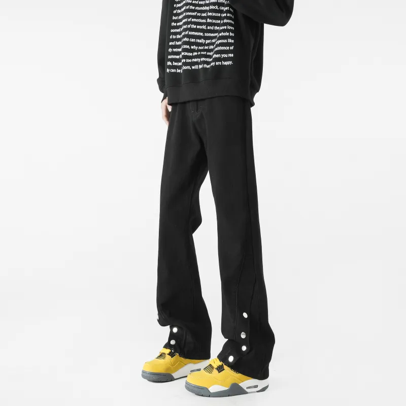 P8H9 Jeans Unisex Black-2