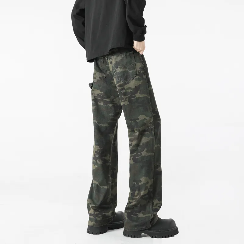 P8H9 Jeans Unisex Camouflage-5