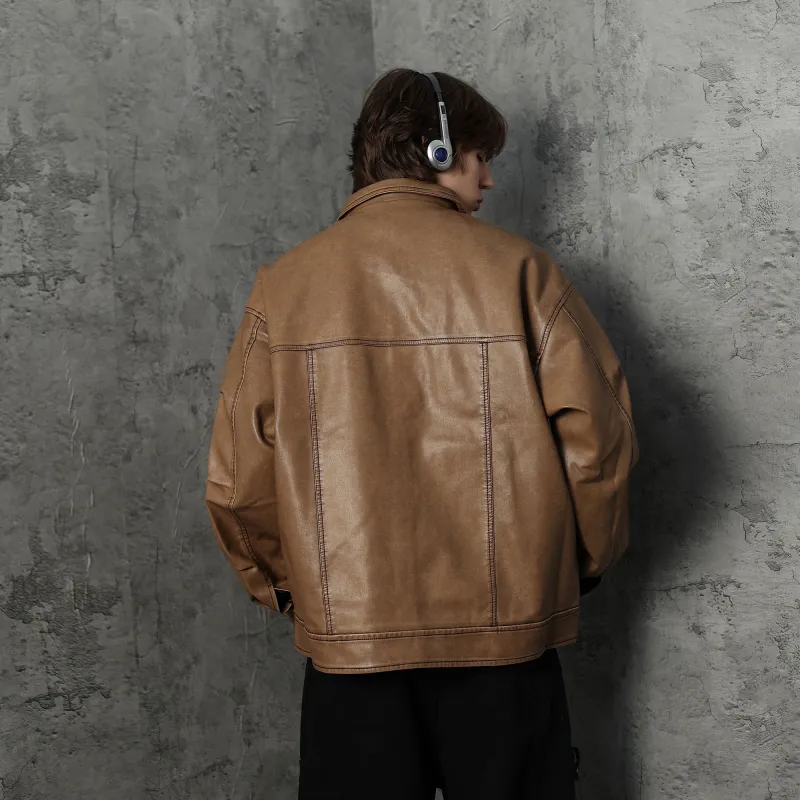 P8H9 Leather Jackets Unisex-6
